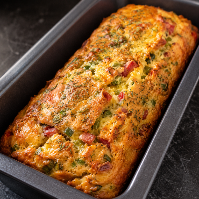 Cake salé – légumes du soleil