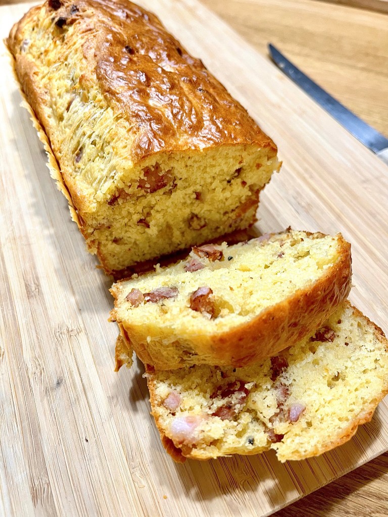 Cake lardons gruyère