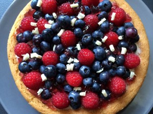 Croustillant chocolat blanc – fruits rouges